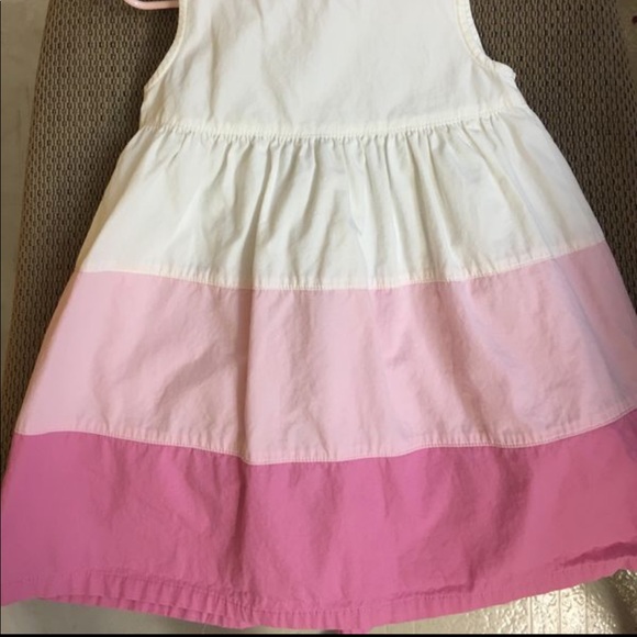 Gymboree Little Girls Pink TriColor Spring Dress - Picture 2 of 4